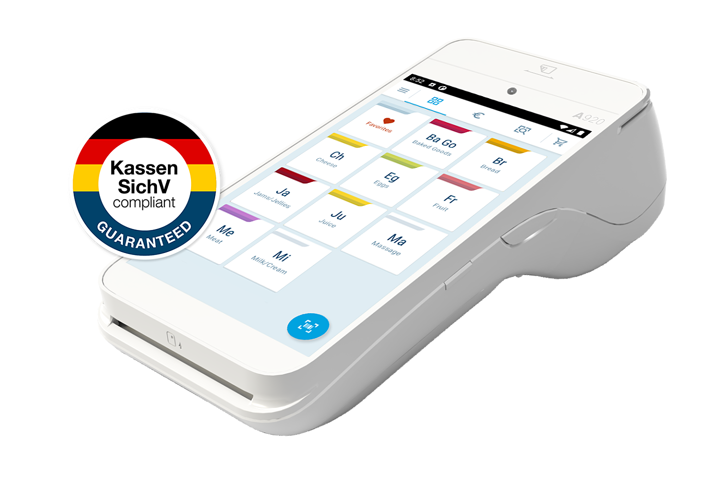 Orderbird grph mini device grid finanzamtkonform EN