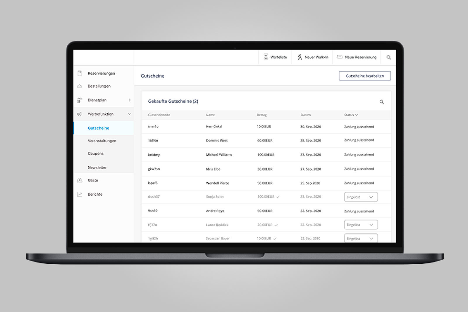 Voucher Management – simple and digital