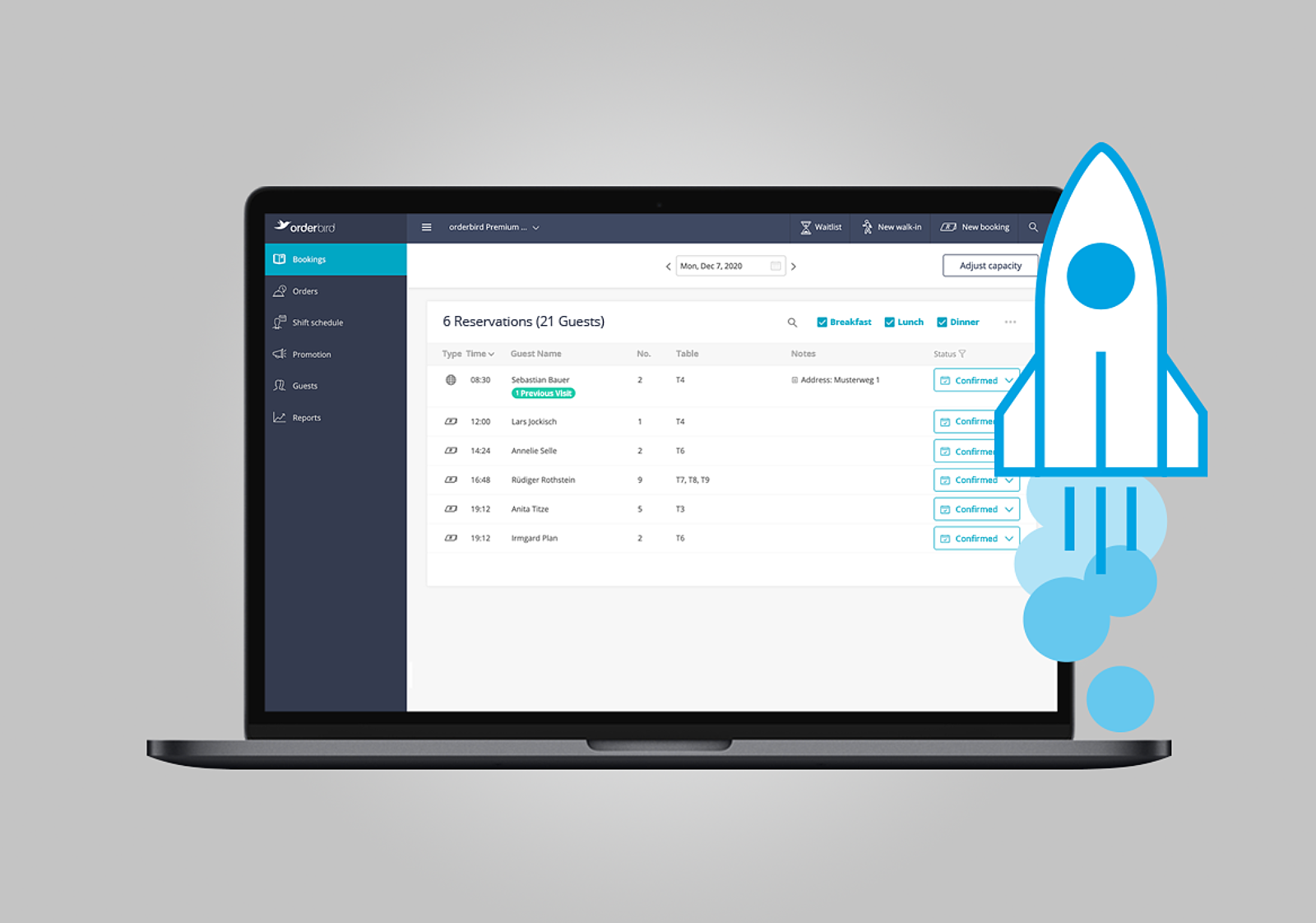 Orderbird gra pro guestmanagement pseudo lead form EN