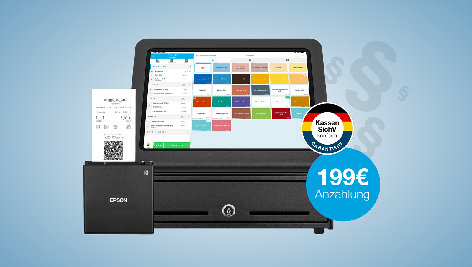 orderbird PRO mit TSE vorbestellen