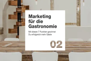 Deckblatt Ebook Marketing für die Gastronomie