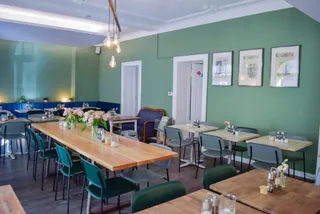 Innenbereich des Cafés "Die Stulle"