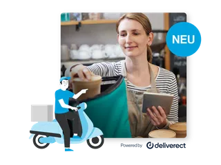 Gastronomin nutzt Lieferdienstanbindung von orderbird
