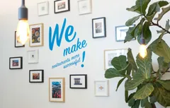 orderbird Fotowand im Büro in Berlin