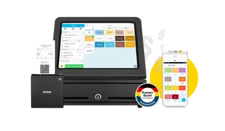 orderbird PRO and MINI by orderbird POS with KassenSichV trust badge (guarantee)