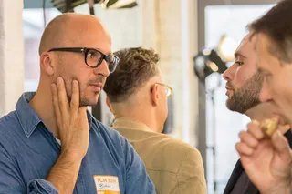 Björn Welter im Expertengespräch auf dem Gastro-Gründertag