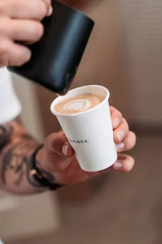 Kaffee wird zubereitet