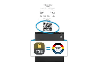 Printer, that prints out a TSS / KassenSichV compliant receipt