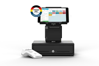 Fiscal compliant POS with pay reader orderbird PRO