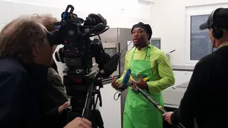 Vinroy Sterling vor der Kamera
