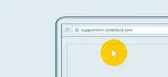 Darstellung von Chat Support für Kassensystem orderbird MINI