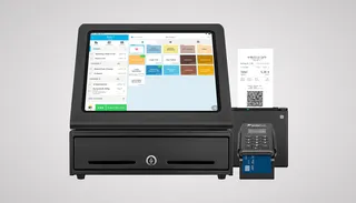 orderbird POS for hospitality with card reader and printer