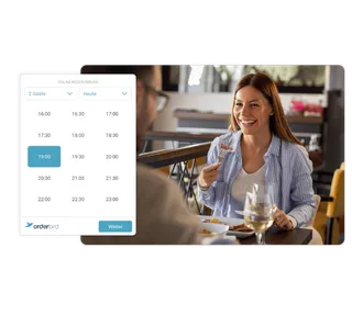 Tischreservierung System von orderbird, zufriedener Gast
