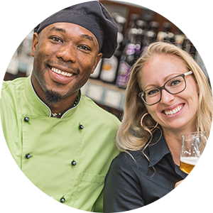 Ines Bergauer und Vinroy Sterling Ines Bergauer und Vinroy Sterling