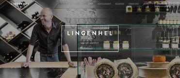 Johannes Lingenel hinter der Theke seines Restaurants