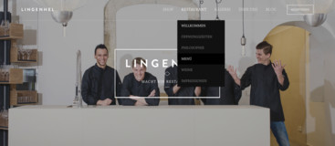 Screenshot Homepage Lingenhel