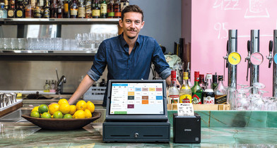 fridolin in miranda à vienne avec le système de caisse enregistreuse ipad par orderbird